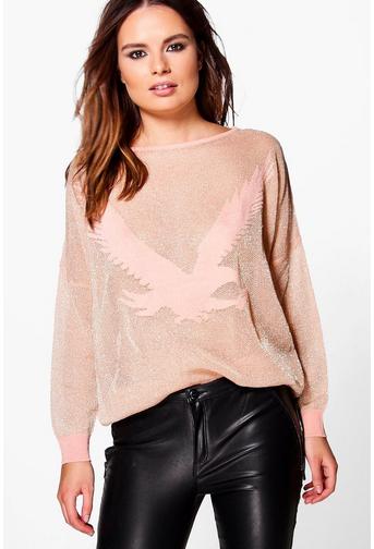 Greta Eagle Print Sweatshirt
