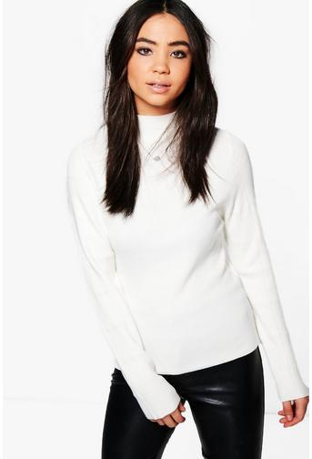 Lois Funnel Neck Jumper