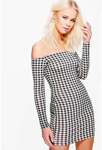 Willa Off Shoulder Bodycon Dress