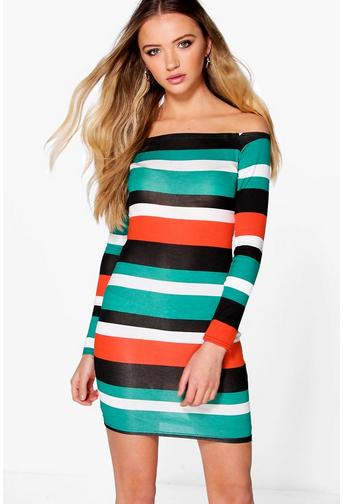 Beth Off Shoulder Bodycon Dress