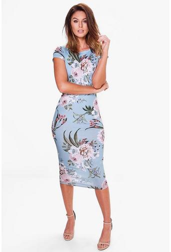 Nelly Floral Print Midi Dress
