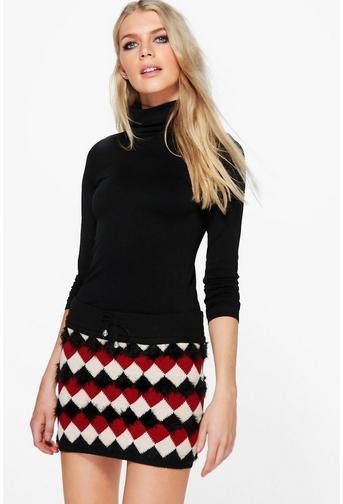 Sabina Knitted Stretch Mini Skirt