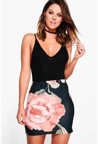 Emilia Printed Mini Skirt