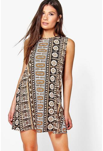 Scarlett Printed Tunic Dress