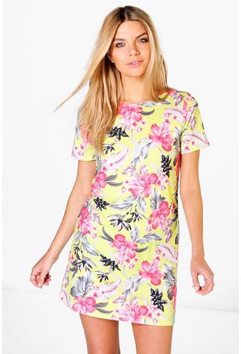 Edie Printed Shift Dress