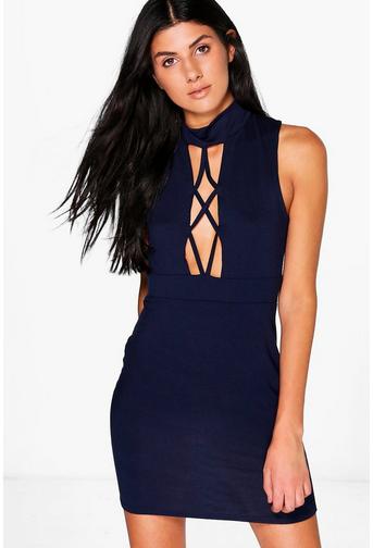 Erin Strappy Choker Dress