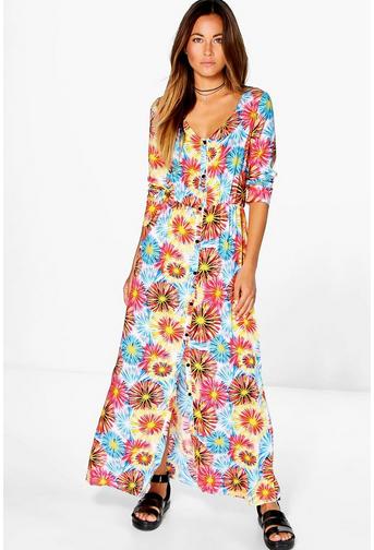 Sophia Printed Maxi Dress