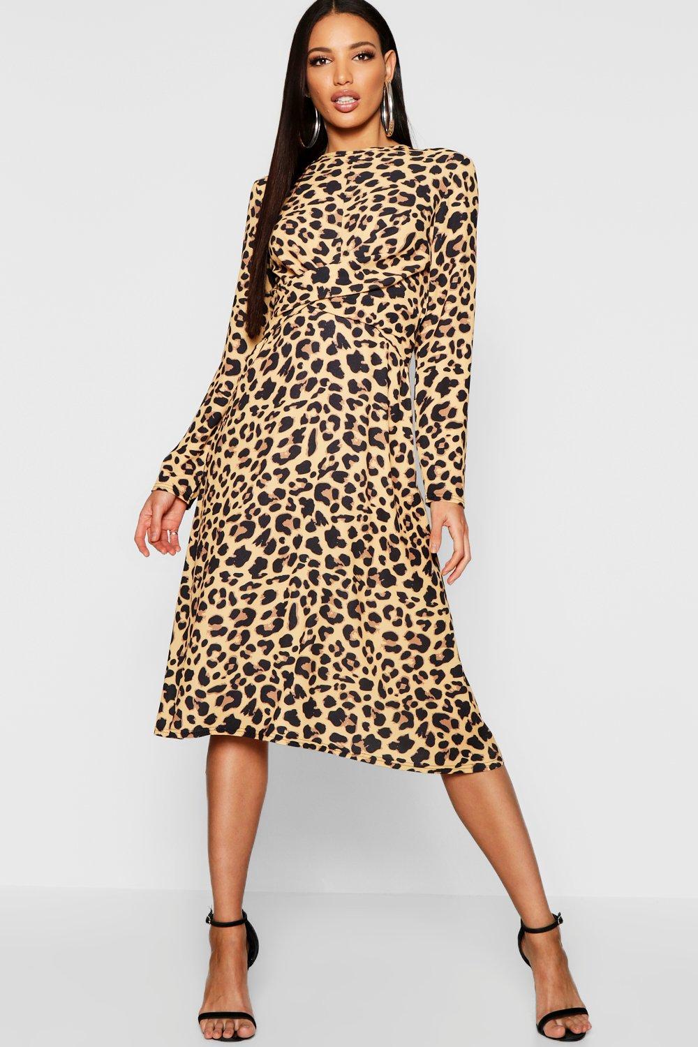 Платье Бифри леопард