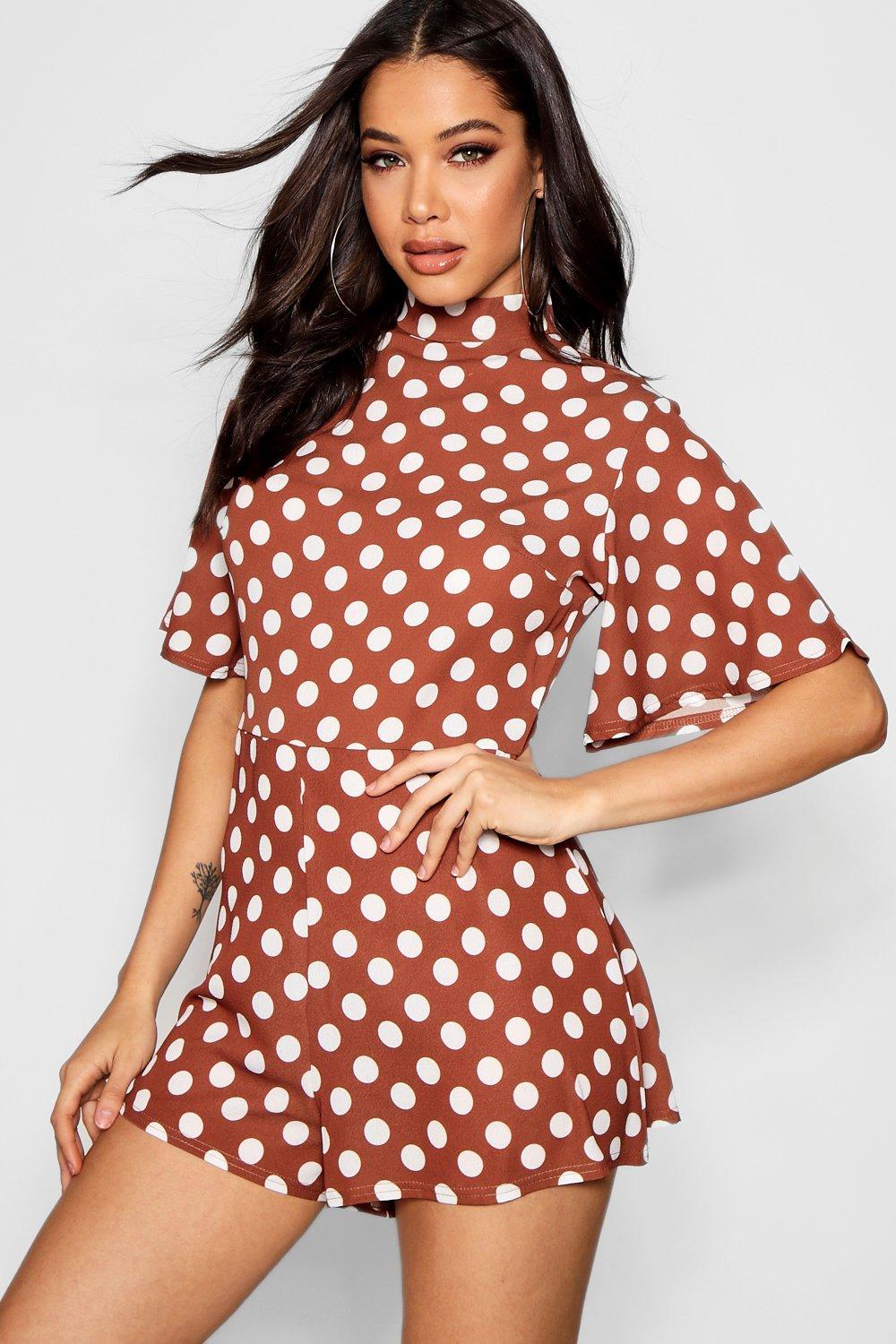 polka dot boohoo