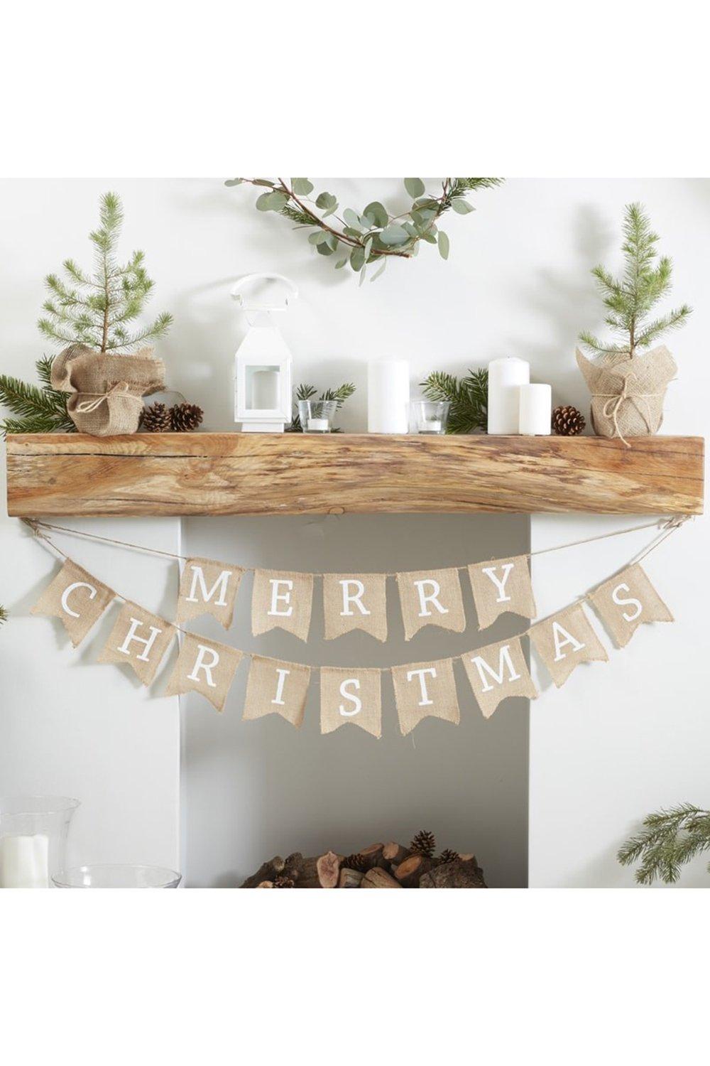 guirlande noel jute