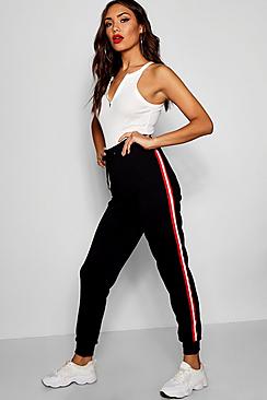 Rosie Sports Stripe Loopback Joggers