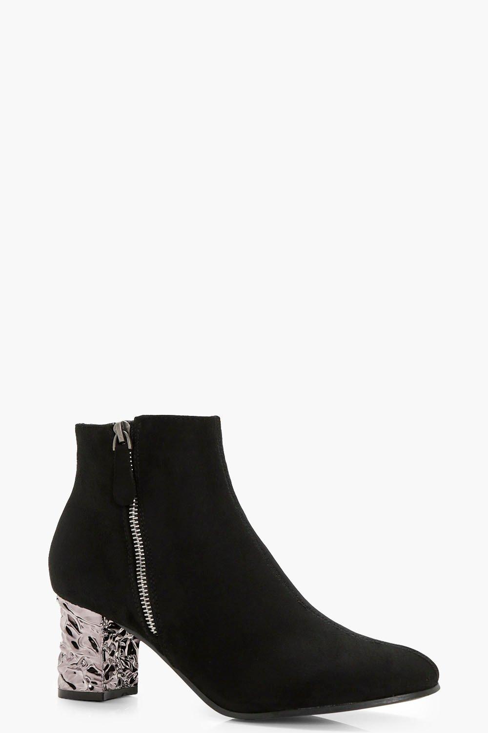 boohoo boot heels