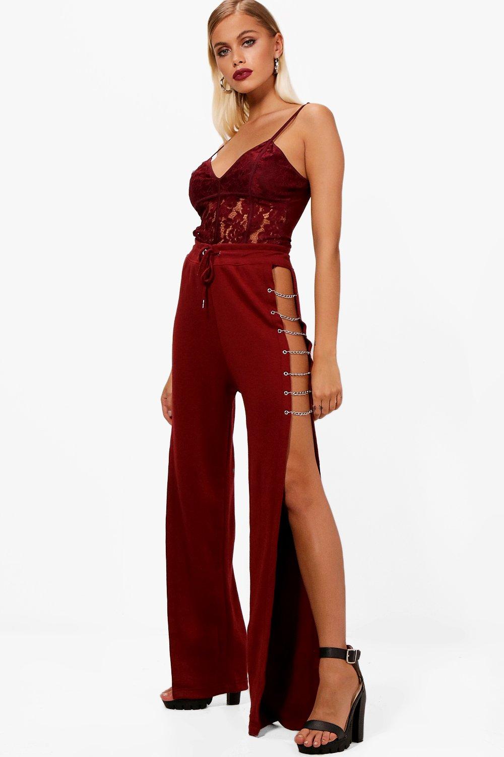 wide leg sweat set