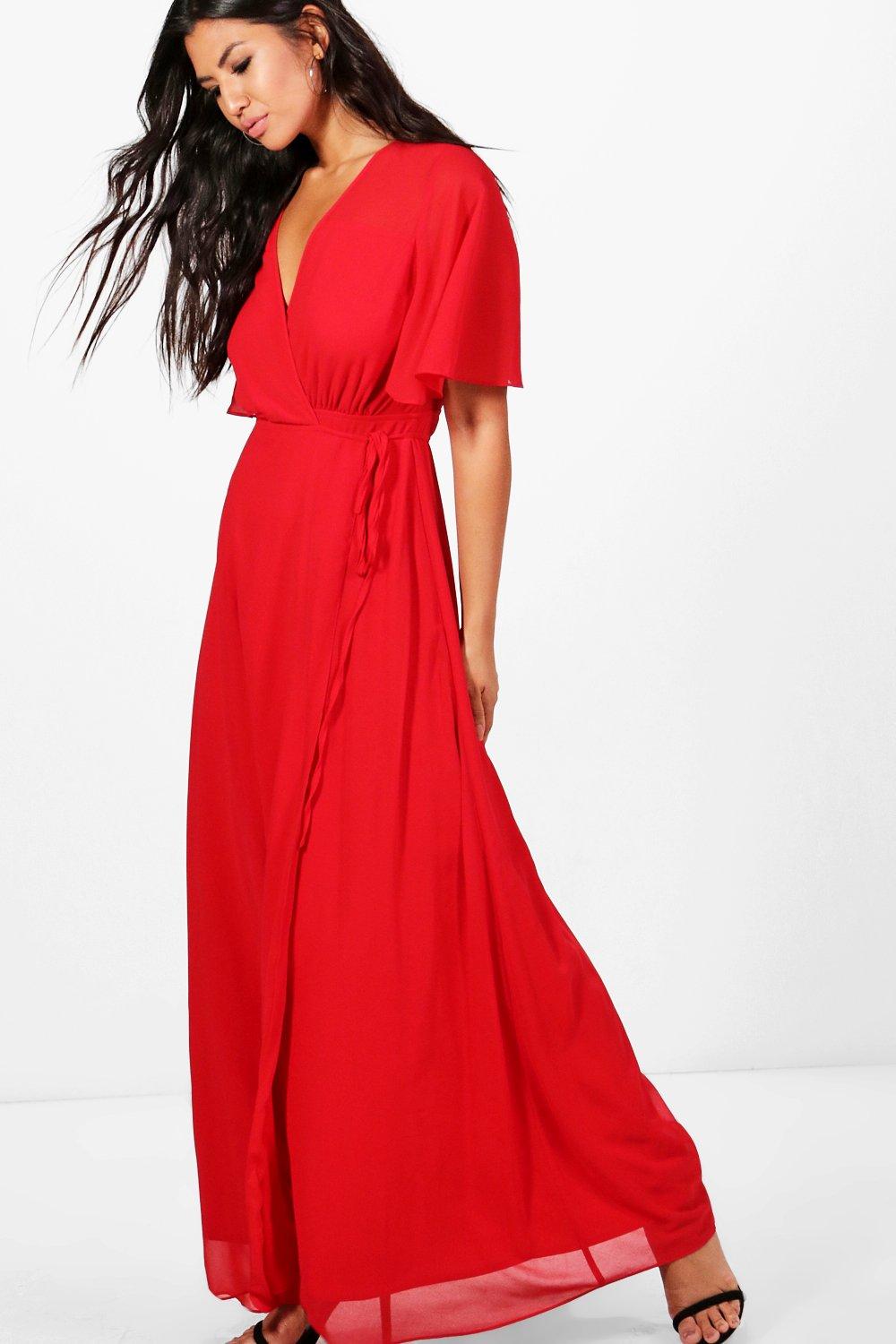 angel sleeve maxi