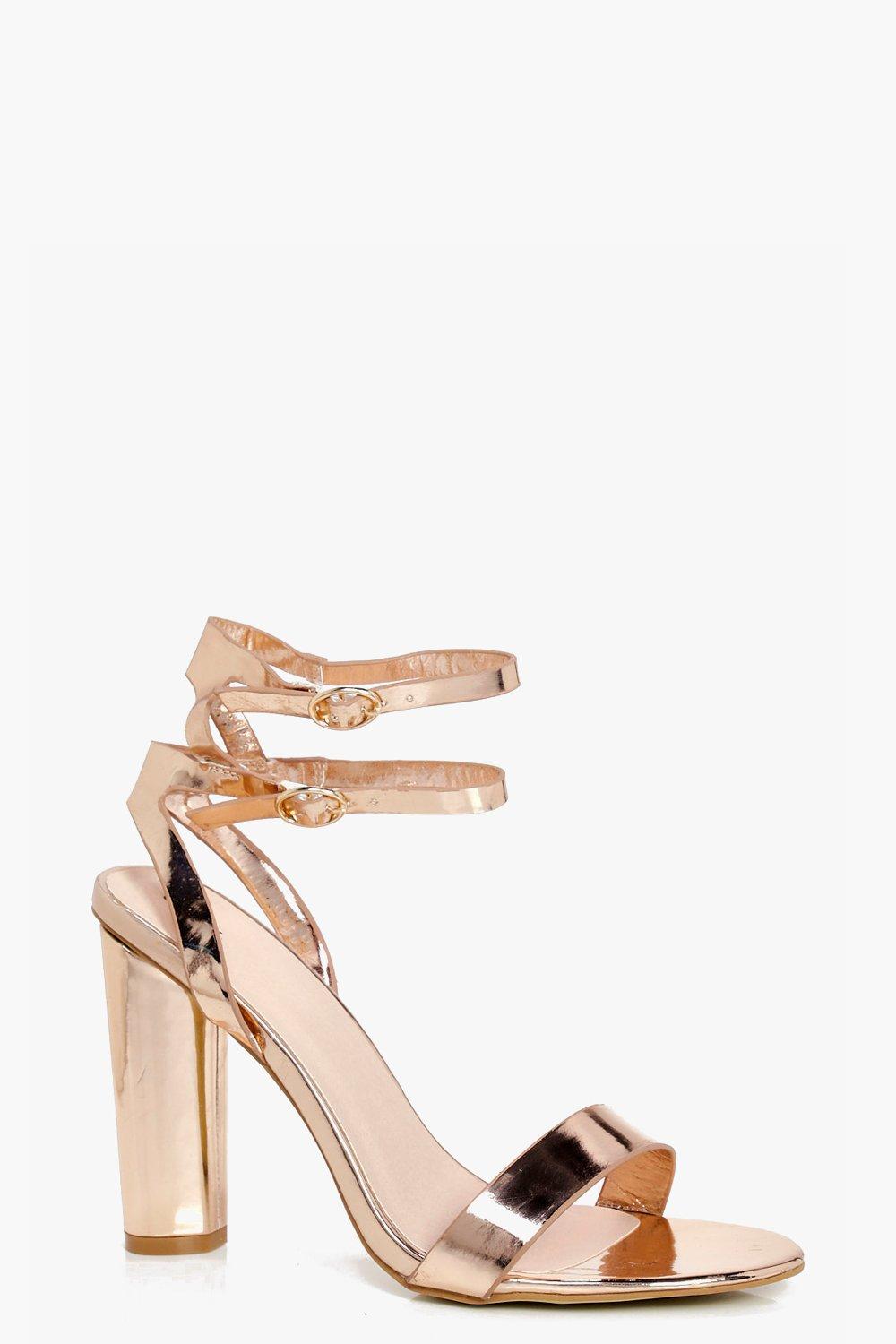 double buckle heels