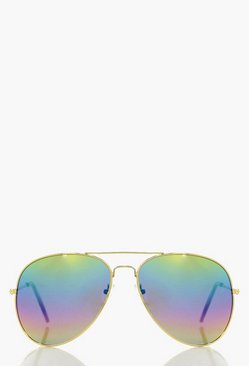 Erin Revo Lense Aviator Sunglasses
