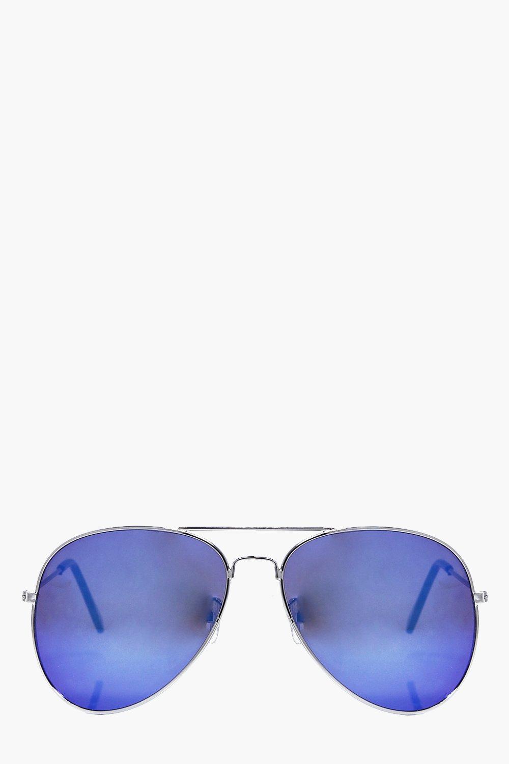 Molly Blue Lense Aviator Sunglasses