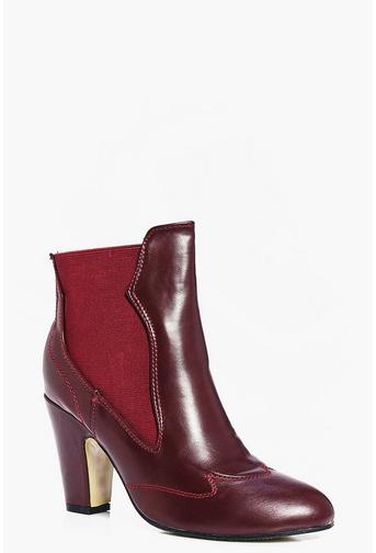 Olivia Pull On Western Chelsea Boot