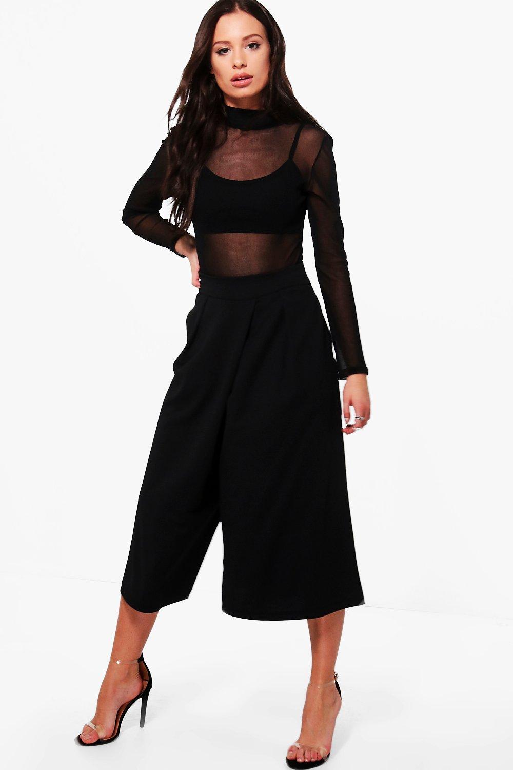 ladies wide leg culottes