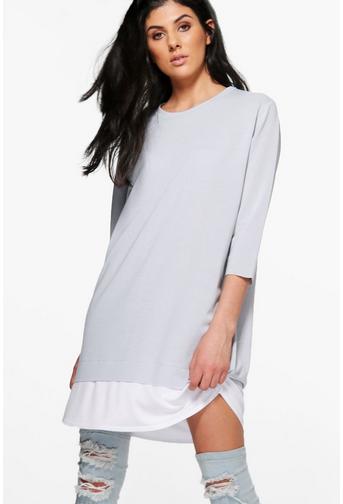 Adelita Oversized Layered Shift Dress