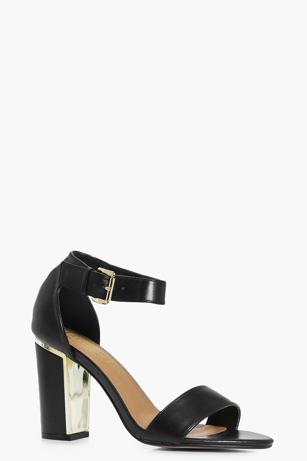 Evie Block Heel Two Part Sandal