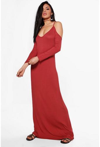 Amelia Cold Shoulder Maxi Dress