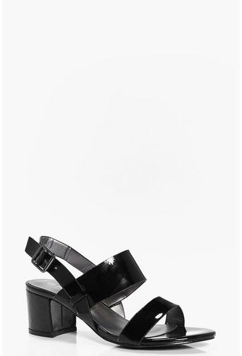 Phoebe Double Band Low Block Heels