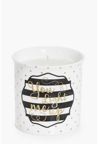 Simply Chic Stripe Scented Candle
