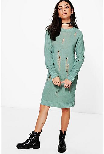 Milly Distressed Jumper Dress!