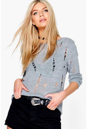 Daisy Distressed Jumper