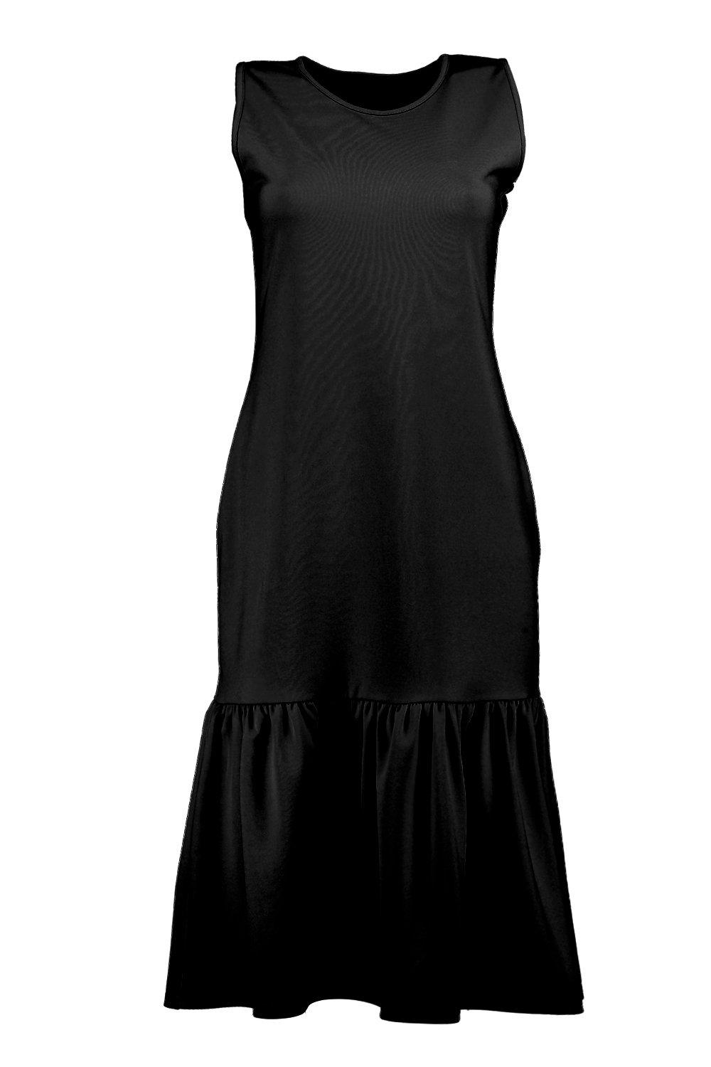 drop waist peplum dress