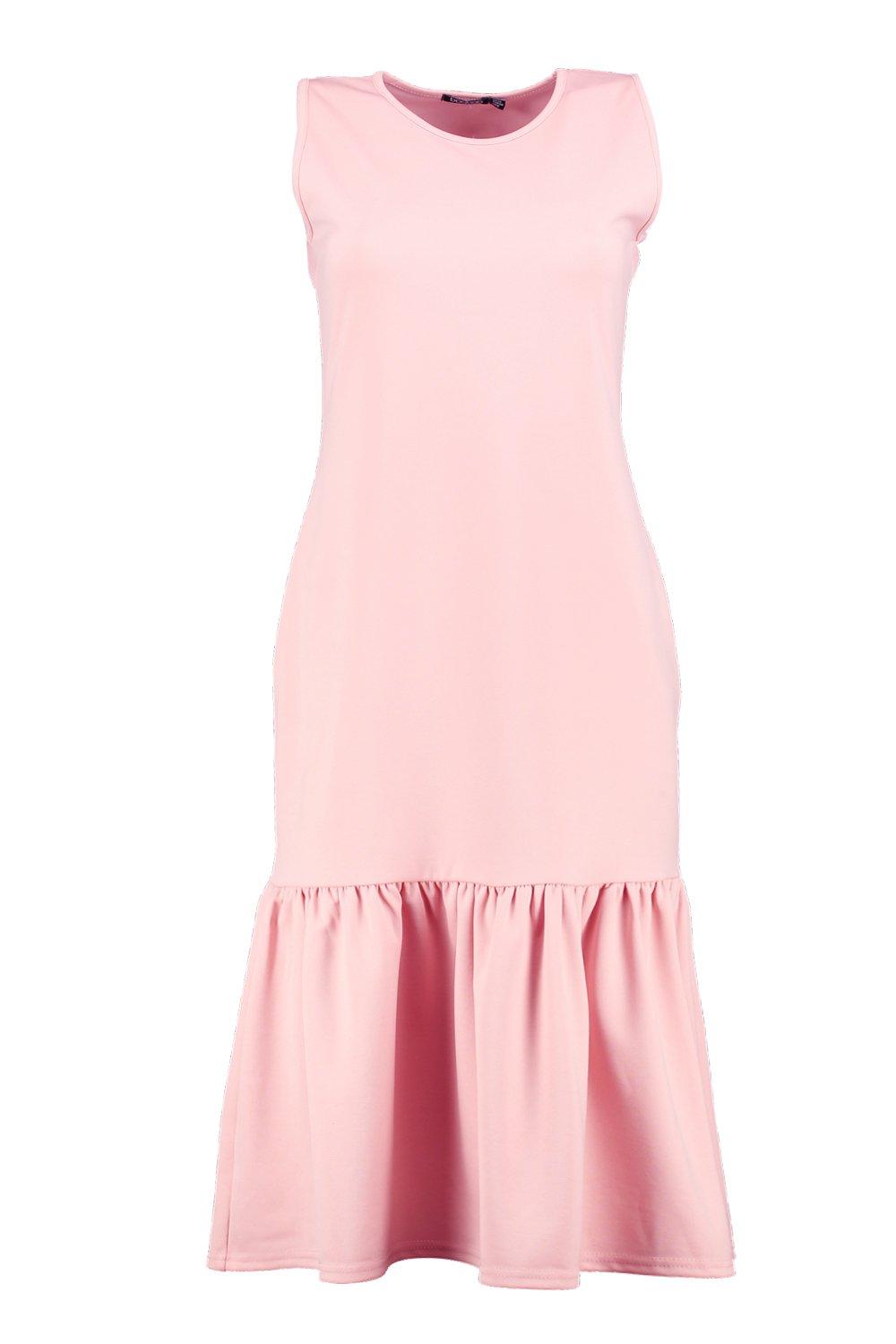 drop waist peplum dress
