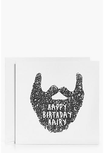 Happy Birthday Hairy Birthday Card