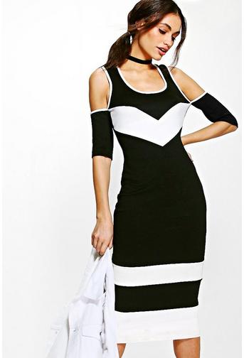 Georgia Cold Shoulder Bodycon Dress