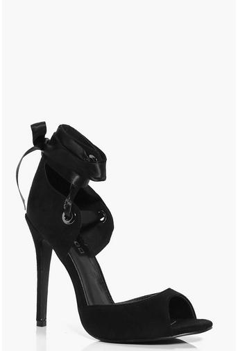 Violet Lace Up Peeptoe Sandal