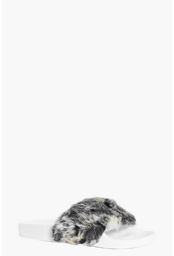 Jemima Faux Fur Trim Slider