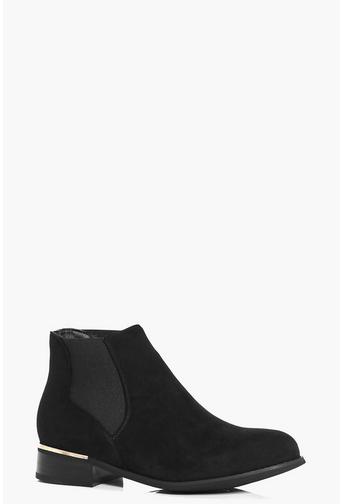 Grace Metallic Detail Chelsea Boot