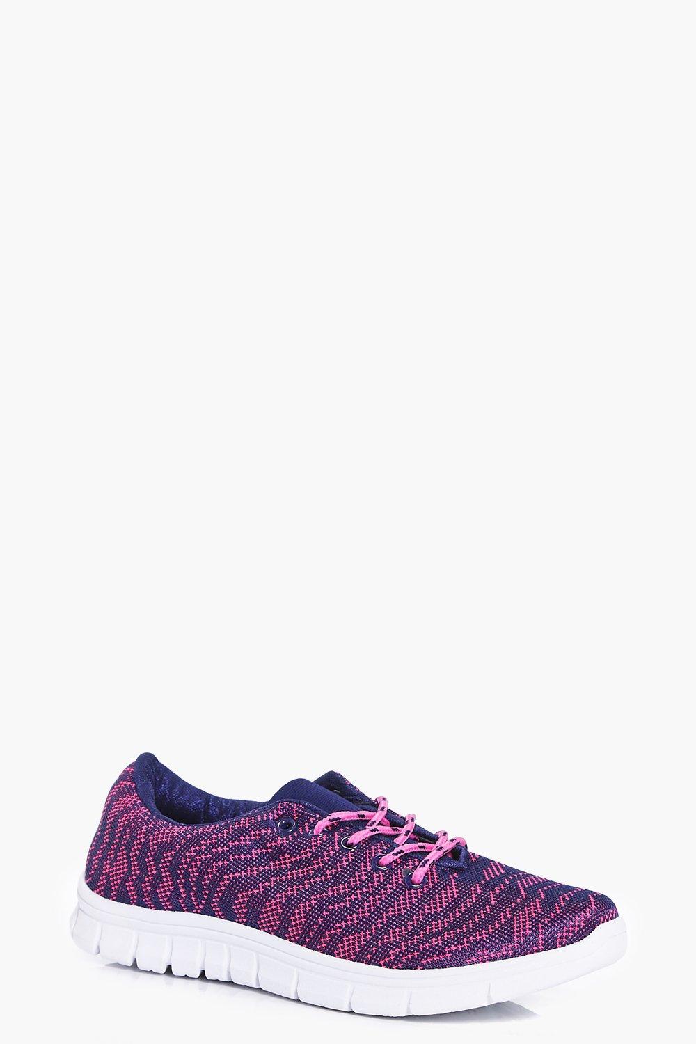 Rosie Knitted Lace Up Trainer