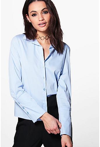 Lacey Wide Cuff Tailored Shirt