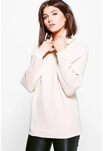 Julia Funnel Neck Oversized Tunic