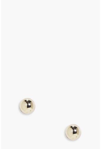 Phoebe Gold Dome Stud Earrings