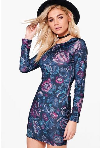 Gracia Floral Bodycon Dress