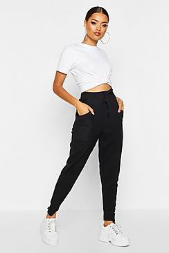 Priya Contrast Fabric Hem Detail Sweat Joggers
