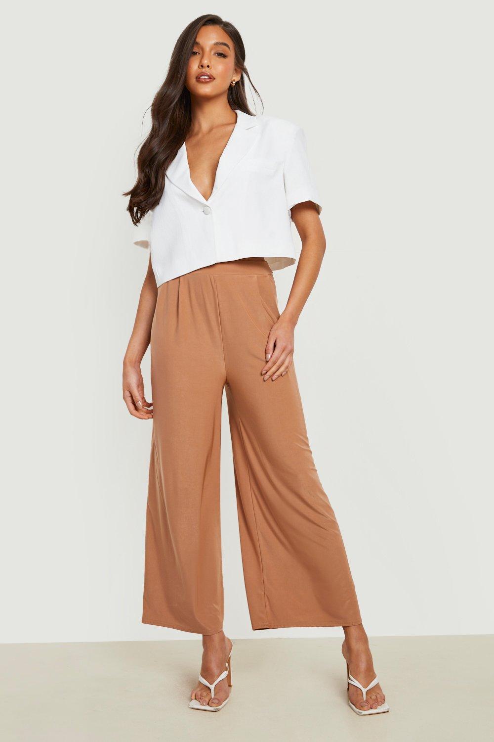 boohoo silver trousers