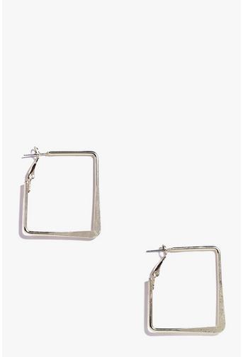 Ella Gold Square Hoop Earrings