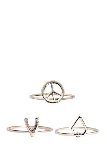 Serena Peace Wish Bone Diamond Ring Pack