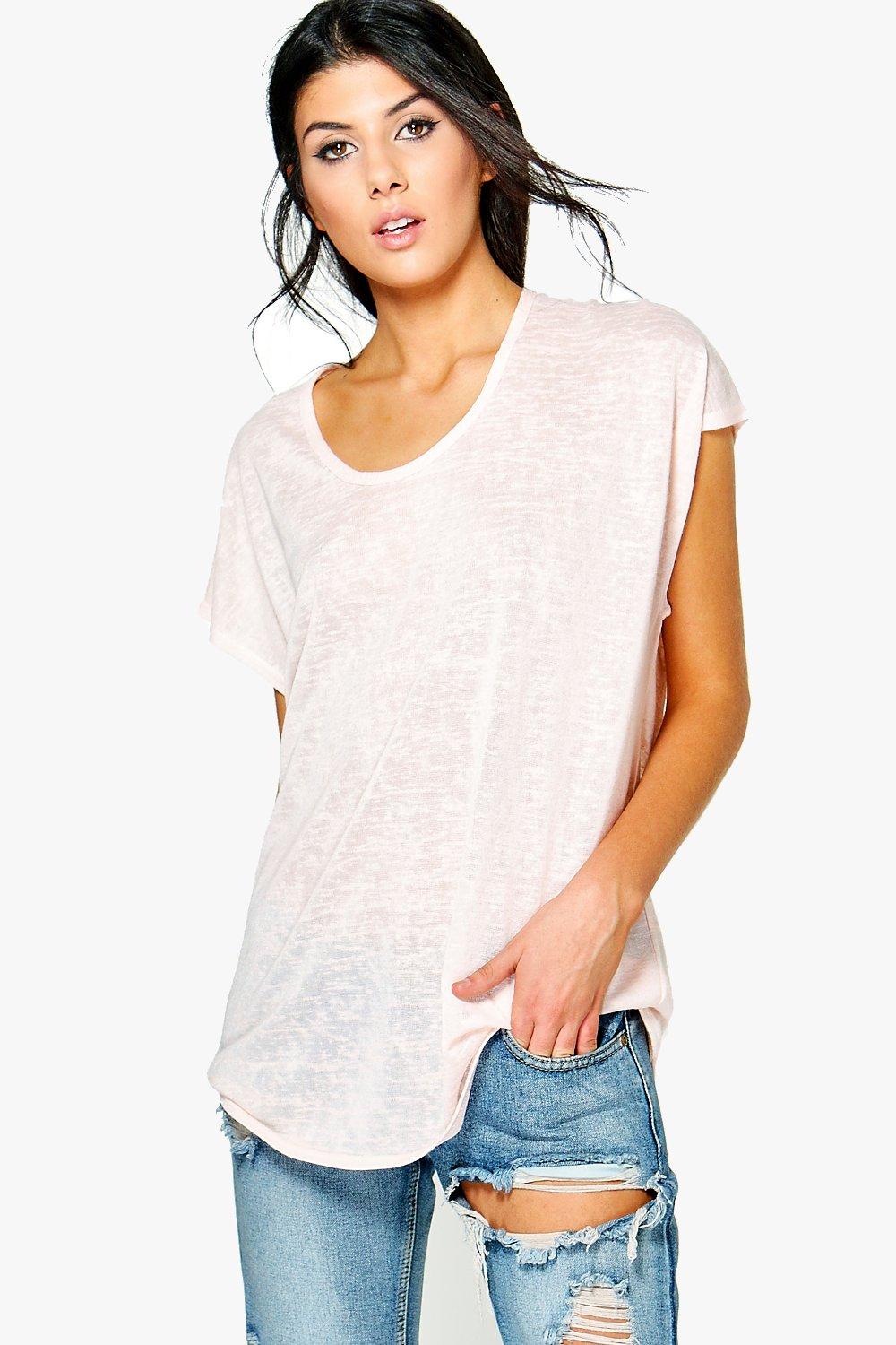 t shirt oversize boohoo