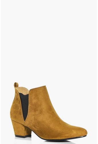 Freya Low Block Heel Chelsea Boot