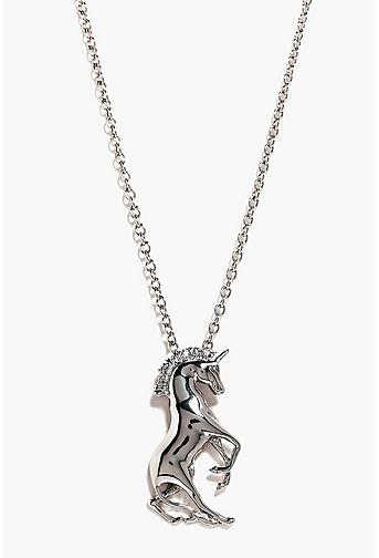 Freya Unicorn Charm Pendant Necklace