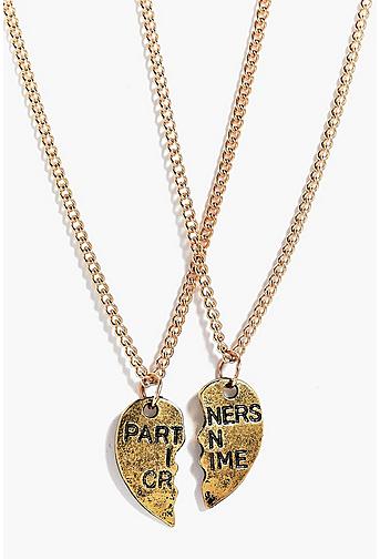 Poppy Partners In Crime 2 Piece Necklace Pack